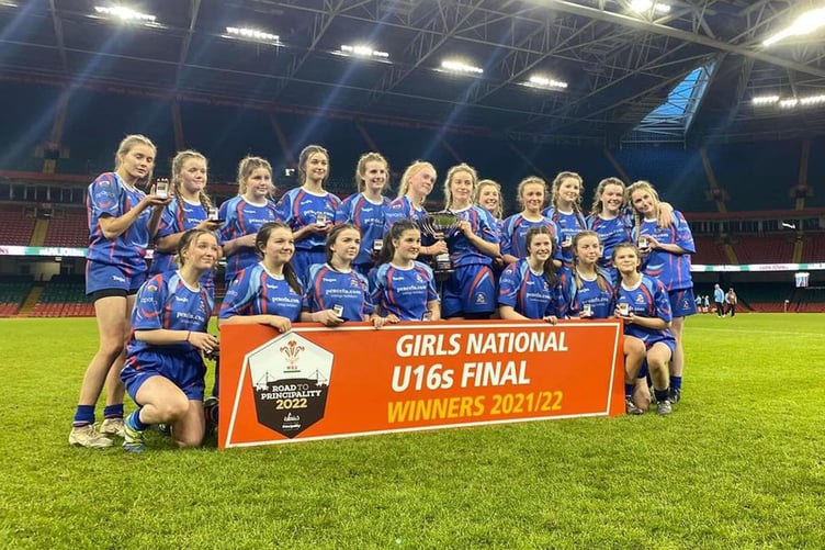 The Ysgol Godre'r Berwyn team have made it to another final at the Principality Stadium, two years after their success at under 16s level