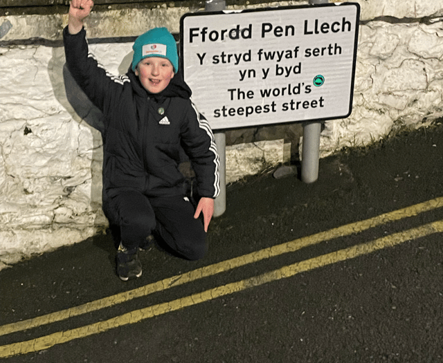Llanfair boy raises over £800 with walking for dementia challenge