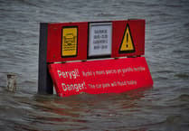 Dramatic footage as flood alert in effect for most of the Welsh coastline