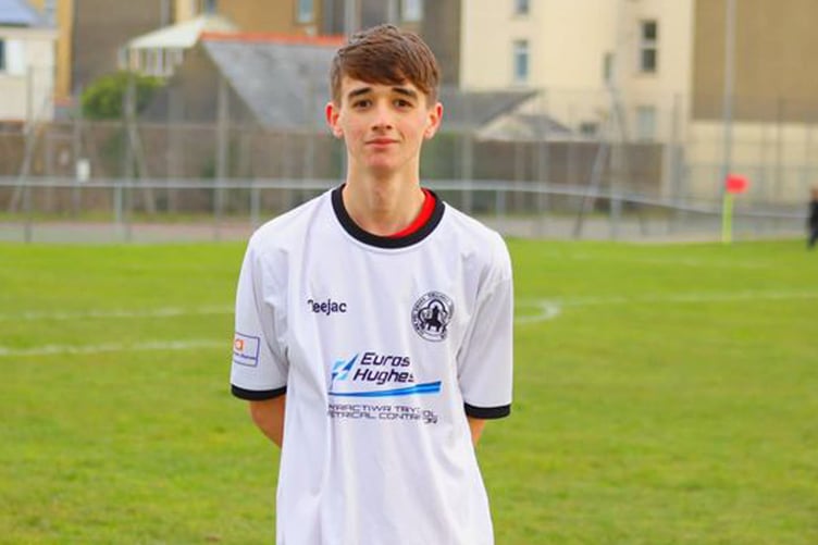 Pwllheli man of the match against Saltney was Kenan Kacar