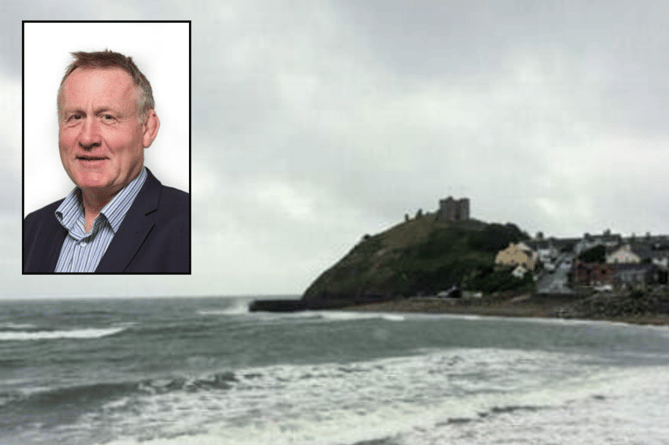 Criccieth (main) is one of the areas being considered for the order, which Cllr Dilwyn Morgan (inset) said will help people enjoy 'peaceful lives'