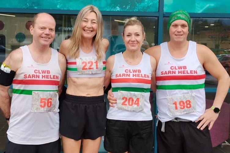 Carwyn Davies, Lou Summers, Eleri Rivers and Mitch Readwin