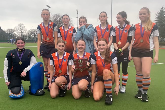 Dysynni Under 14s girls team are North Wales champions