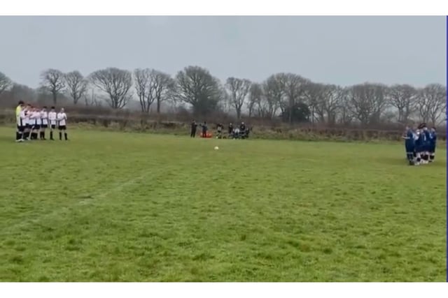 Minute's silence held to honour Llechryd junior player