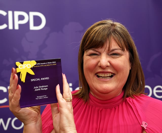 Lampeter HR expert recognised at industry awards