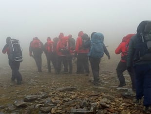 Fell-runner rescued following fall