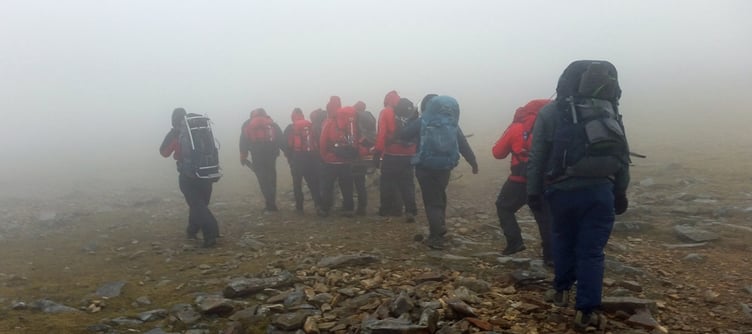 Aberdyfi Search & Rescue attend to man with injured ankle
