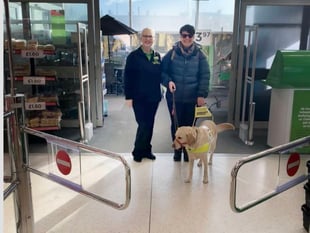 'Dynamic duo' raise funds for Guide Dogs Cymru
