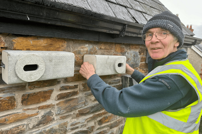 The project used different swift box designs and were installed with the help of a telehandler device leant by Ed Rhodes at Garth Holiday Park