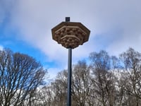 Brand new bird hotel installed as residences for endangered creatures