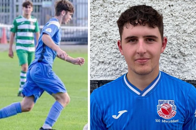 Nantlle Vale's Jamie Jones (left) and Osian Emyr Jones