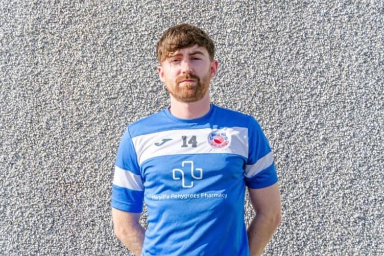 Nantlle Vale reserves man of the match Phil Warrington