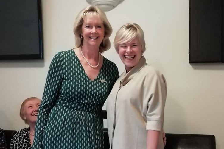 Debbie Allmey (left) and Janet Davies