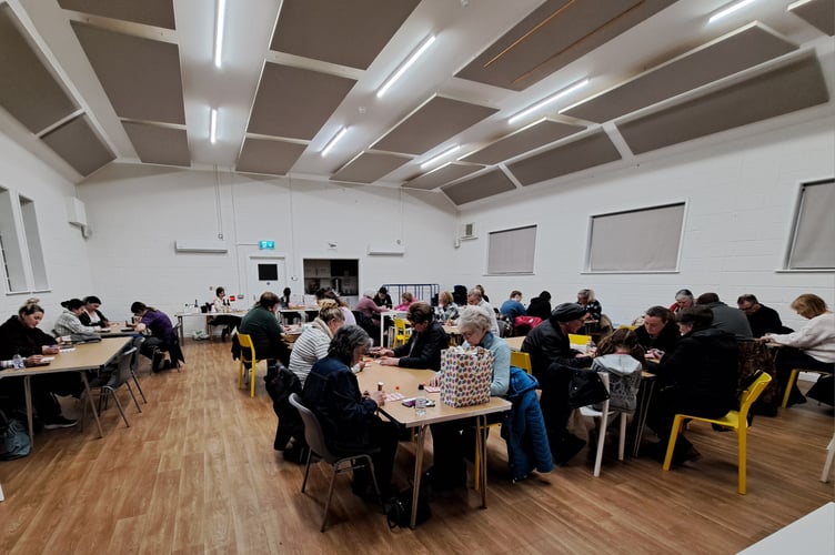 Penparcau Hwb was packed with people hoping to raise money for Aberystwyth Cats Protection
