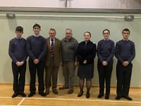 Borth British Legion welcome air cadets