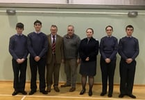 Borth British Legion welcome air cadets