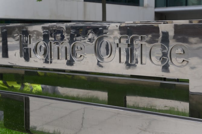 Signage of the Home Office, London. Thursday August 28 2014. Photo credit should read: Stefan Rousseau/PA