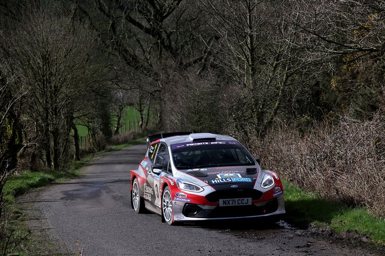 Osian Pryce challenged for the lead before retirement