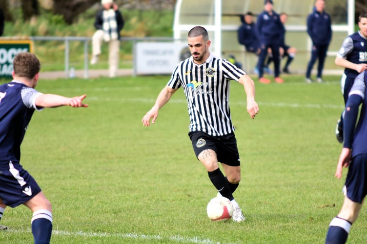 Ben Davies scored Bow Street's second goal