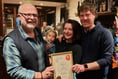 Pub of the Year award presented to Rhos yr Hafod landlords