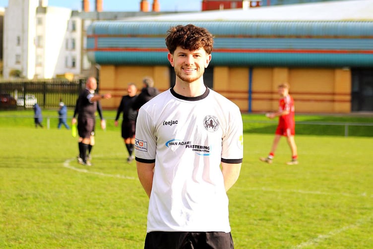 Pwllheli's man of the match was defender Dafydd Roberts.
