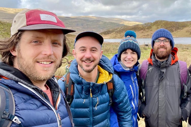 Nick Broster, Rob Key, Nicola Farrington and Giulio Mescia created Sawna Dyfi