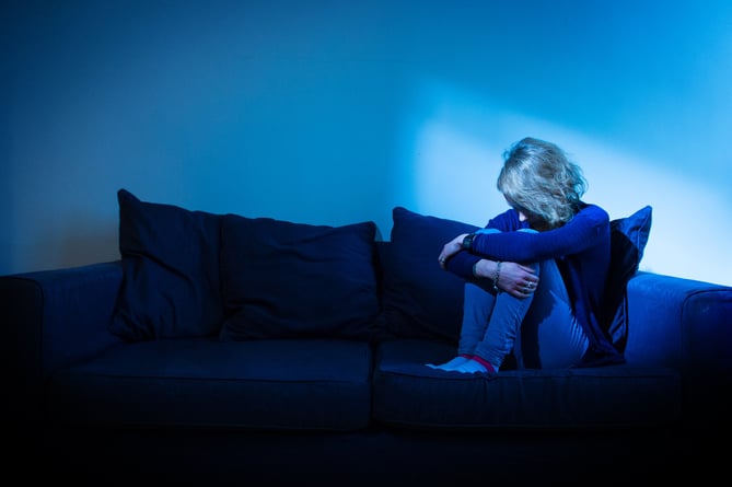 PICTURE POSED BY A MODEL File photo dated 09/03/15 of a woman showing signs of depression. Seventeen organisations have come together in a call for the Scottish Government to increase mental health funding. Issue date: Wednesday December 13, 2023.
