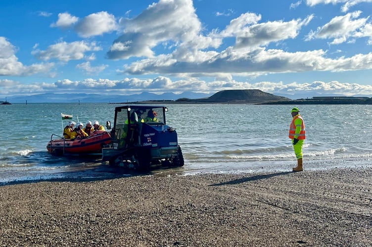 Pwllheli RNLI return to training