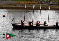 MYC rowers honour GP with traditional salute for founder member