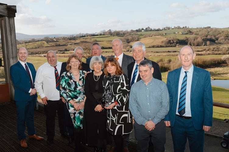 Cardigan Golf Club members at the awards