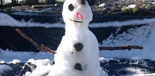 Snow stops lie-in!