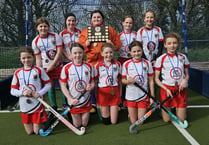 Pwllheli Hockey Club Under 12s girls team through to national finals