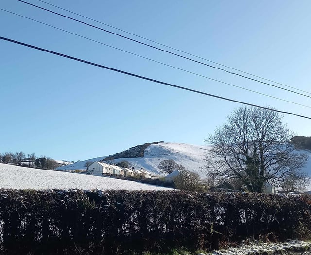 Cambrian News region covered in snow