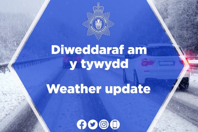 North Wales Police issue weather warning