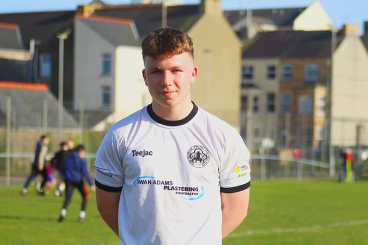 Tomos Rhys Jones made his debut for Pwllheli on Saturday