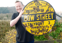 Century-old Bow Street sign for sale to help fund village hall