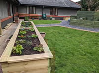 Care home garden will officially open this month