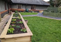 Care home garden official opening to take place this month