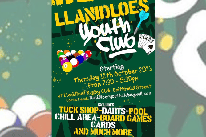 Llanidloes Youth Club started lat October to huge success