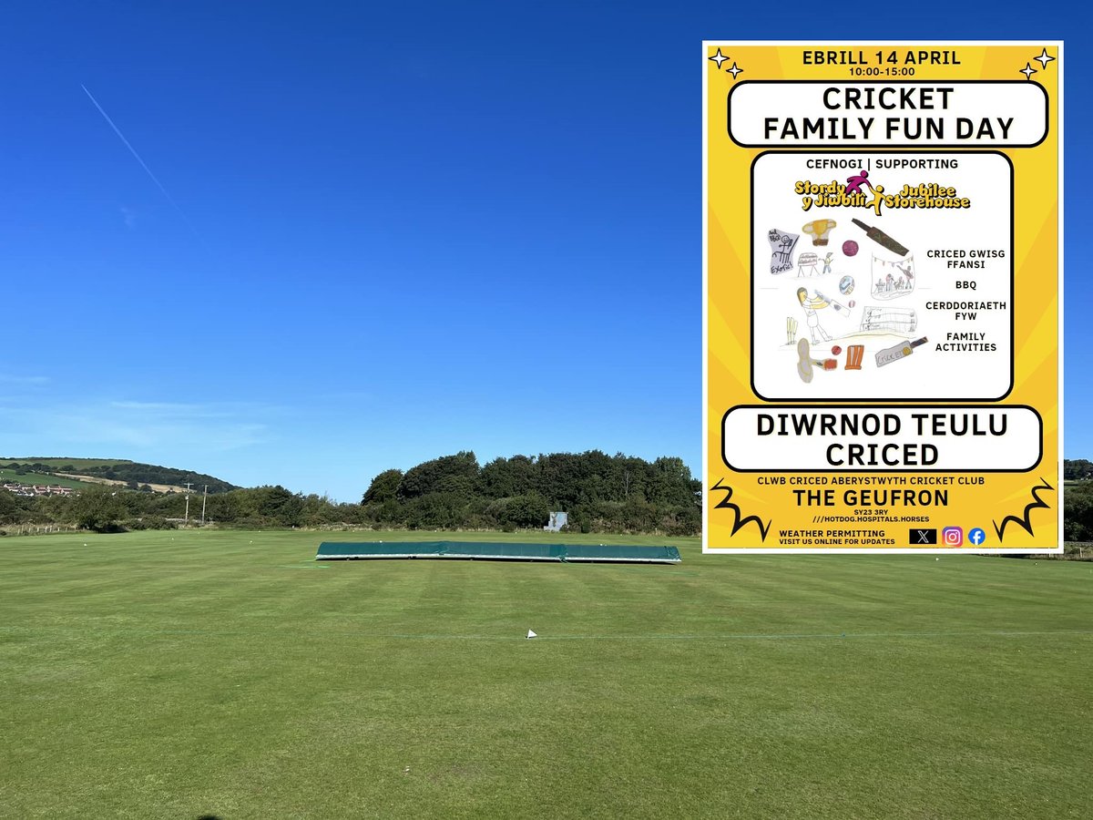Family fun day to be held at Aberystwyth Cricket Club