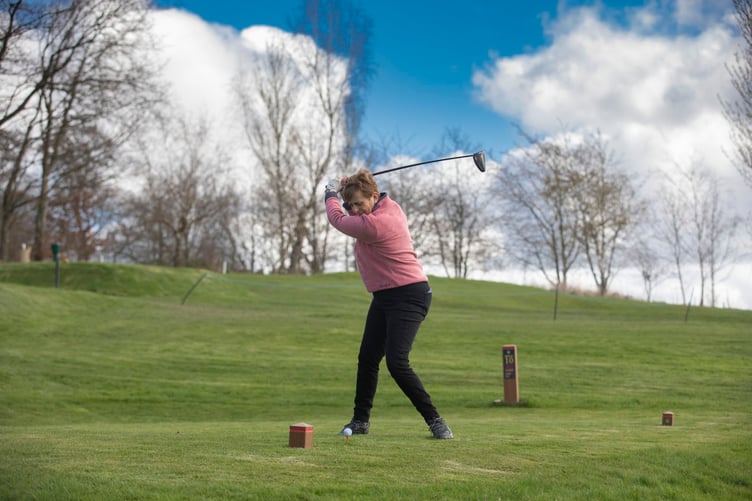 Captains Drive-In Day at Ruthin Pwllglas Club at the weekend;           Picture Mandy Jones