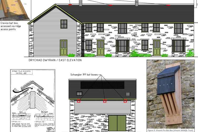 The cottages would install bat boxes to encourage and protect local wildlife