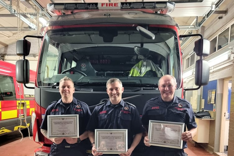 Fire fighters Lampeter