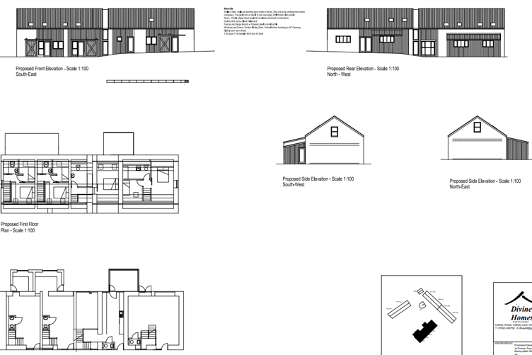 The latest vision for the site proposed eight apartments