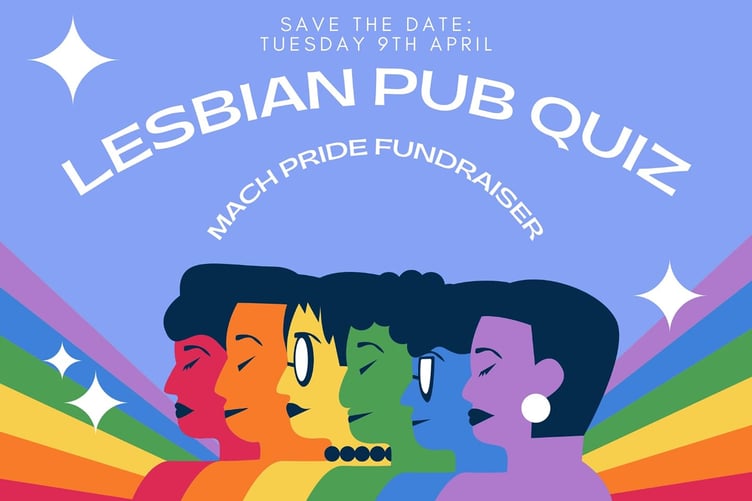 Machynlleth is set to get its first 'Lesbian Pub Quiz' in aid of the town's first Pride celebrations this May