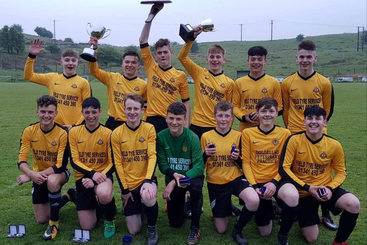 Jack Wilkes captained Dolgellau junior teams