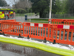 Sinkhole outside Penglais was caused by burst water main
