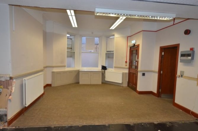 Inside the old Natwest bank that is available to let
