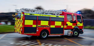 Fire crews from across west Wales tackle Llandysul blaze