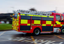 Two hospitalised following collision